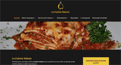Desktop Screenshot of lacuisinemaison.ca